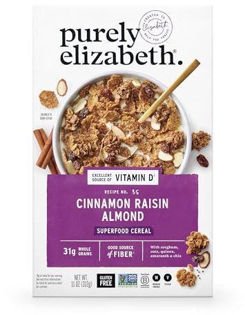 Purely Elizabeth, Cereal Oatmeal Raisin 11Oz, 11 Ounce