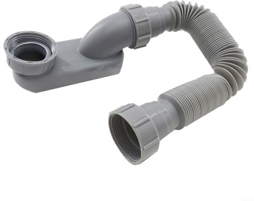CNANRNANC Flexible Drain Hose, Siphon/Odour Trap for Kitchen Sink for Kitchen Sink with Flexible Drain Hose