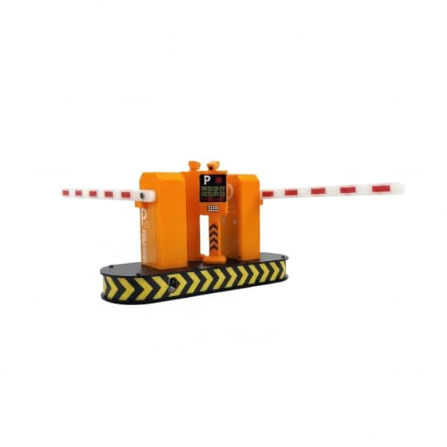 HuadaXtai Barrière Simulée Modèle Jouet Barrière Entrée Portail Miniature Accessoire Maquette Bras Relevables Longueur 20.5 Cm PLA Adaptée aux Dioramas Scènes Miniatures Collection Bureau