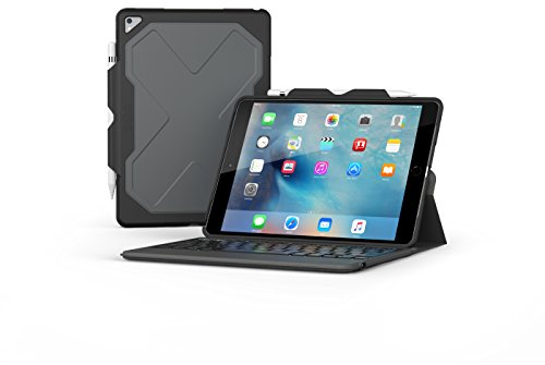 ZAGG Rugged Messenger Keyboard für iPad 2017 - Schwarz
