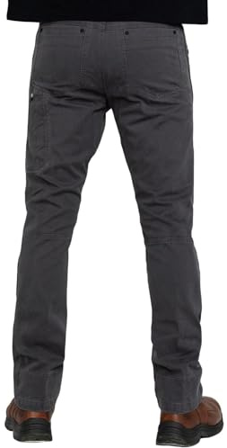 ATG by Wrangler Men's Reinforced Utility Pant, Gray, 36W x 32L