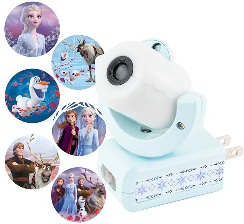 Projectables Disney Frozen Night Light with Dusk to Dawn Sensor, 6-Image