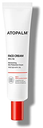 ATOPALM Feuchtigkeitscreme für das Gesicht, täglich feuchtigkeitsspendende Feuchtigkeitscreme für das Gesicht, Hautbarrierecreme mit niedrigem pH-Wert, mit Vitamin E, Vitamin B5, 35 ml