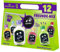 Kleiner Feigling Mix-Paket | 12 FreundeMix | Fussball-EM | mit Anti-Stress-Ball | 12 x 20 ml | Mit 6 Minis verschiedenen Sorten | Party-Shot