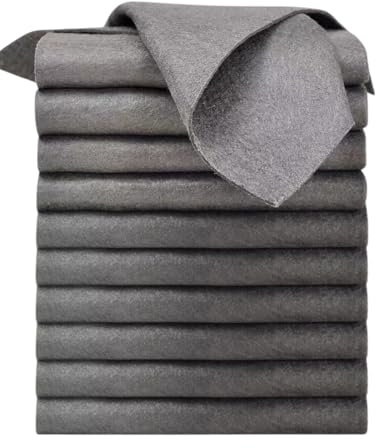 KQOZG 10 Paños de Microfibra Reutilizables y Gruesos para Limpieza Mágica de Coches, Cocina y Cristales