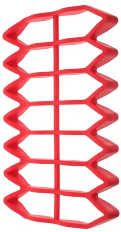 INOOMP Bandeja de Silicona para Buzón, Inserto Protector contra Humedad, Base Roja Resistente Intemperie, Accesorio para Rejilla de Buzón, Protección de Correo en Exterior