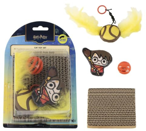 CERDA Life´S Little Moments Jouet Chat Harry Potter, Griffoir et Catnip
