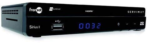 RECEPTEUR Satellite HD SERVIMAT Sirius II + Carte FRANSAT PC6