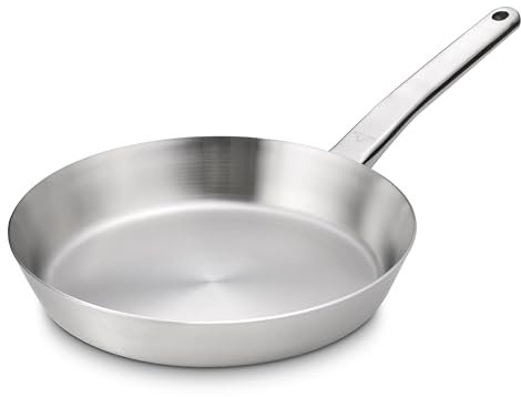 Gerlach Prestige Pfanne 28 cm Aus Edelstahl Edelstahlpfanne Bratpfanne Für Gas Elektro Induktion Keramik Herd Pfannen Bratpfannen Küche Küchenzubehör, Stahl