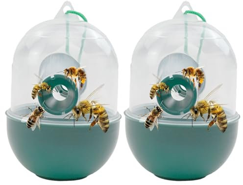 Ram 2 x Wespenfalle zum Aufhängen, Honigherstellung, Bienenhäuser, Hornisse, Bienenenfalle