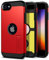 Spigen Tough Armor Hülle Kompatibel mit iPhone SE 2022 5G und iPhone SE 2020 -Rot