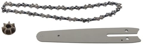 Stahl-Kettensägenketten-Set, Robust, Langlebig, Hohe Härte, 15,2 Cm Sägezubehör mit Schneller Schnittgeschwindigkeit, für Mini-Elektro-Kettensägen-Hand-Trimmsäge