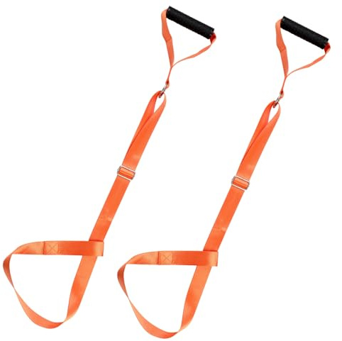 XIHIRCD 2pcs Corde de Traînée de Cerf, 38mm de Large Deer Drag avec Boucle Autobloquante et Poignée Facile à Saisir Réglable Accessoires de Chasse au Cerf pour Chasseurs de Cerfs Chasse en Plein Air