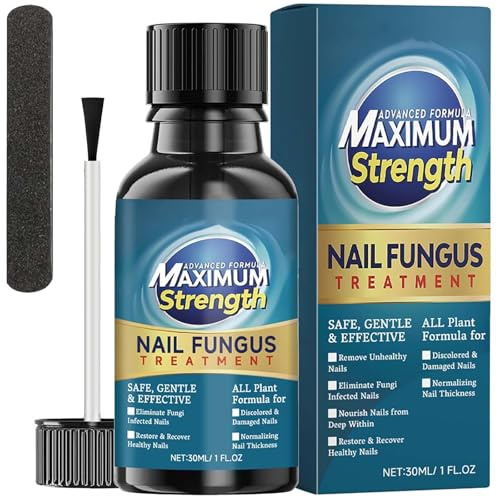 Advanced Nail Formula for Toenail and Fingernail - Nourishing and Strengthening Solution to Improve Damaged Nails