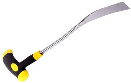 Attrezzo Estirpatore Erbacce, Attrezzo in Metallo con Manico per Estirpare Erbacce, Strumento da Giardinaggio per Estirpazione e Piantumazione in Giardino e Cortile