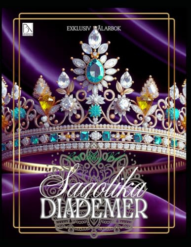Sagolika Diademer Exklusiv målarbok: designer målning