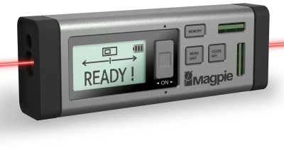 The First Bilateral Laser Measurement Tool - MAGPIE VH-80, 262ft/80m Dual Laser Distance Meter with Bluetooth App Connection, Laser Measure with 2 Bubble Levels for Fast, Precise Results …