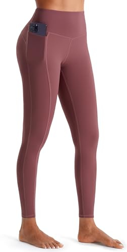 JOYSPELS Womens High Waist Gym Leggings with Pockets, Full-Length & Capri | Yoga Pants for Activewear, Workout, Running & Daily Leisure, Tummy Control, Non-See Through, 4-Way Stretch & Comfort Soft