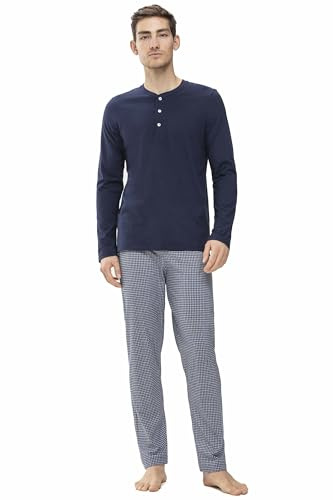 Mey Loungewear Serie Ringwood Herren Homewear Shirts Yacht Blue XXL(XXL)