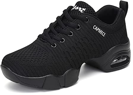 CERYTHRINA Jazzskor för kvinnor snörning sneakers moderna dansskor plattform promenaddansskor