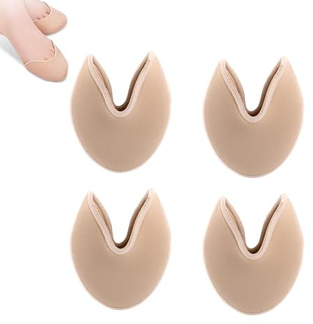 2 Paia Proteggi Dita Piedi,Cuscinetti per Dita dei Piedi per Scarpe da Punta,Copri Punta in Tessuto per Scarpe,Cuscinetti Morbidi per Donne e Ragazze