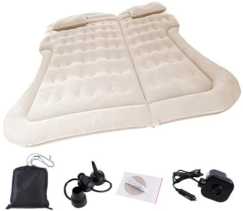 Materasso ad aria, materasso ad aria pieghevole, materassino da viaggio per SUV, materasso gonfiabile da viaggio, letto gonfiabile da viaggio, letto ad aria uniforme esteso con due cuscini d'aria per