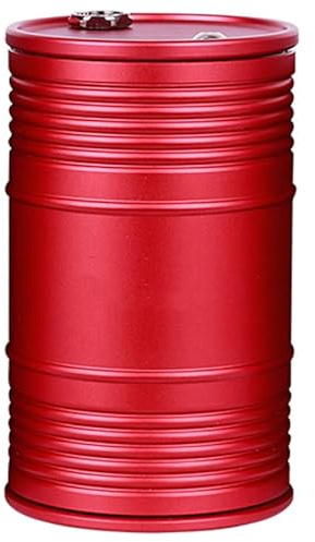 TINEASUR Cenicero para Coche Tapa, Contenedor de Colillas de Cigarrillos Portátil Humo, Adecuado para Automóvil y Alojamientos, Aleación de Aluminio, Estilo Simple y Decorativo