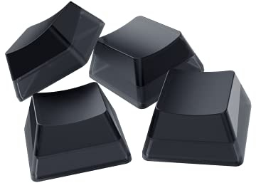 Razer Phantom Keycap-Set - Touches compatibles avec Le rétroéclairage pour Les claviers Razer (pour Les commutateurs à axe croisé, matériau ABS, 128 keycaps) AZERTY Touches FR | Noir