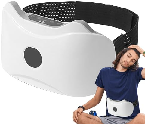 JIEBWCHA Áquina De Grasa del Vientre, Masajeador De Estómago De 25x14x7cm para Perder Peso, Masajeador Abdominal Inalámbrico Eléctrico, 3 Modos Ajustables, Tecnología del Cinturón De Vibración