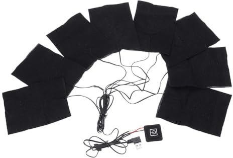 KIXZSAZ Piastra riscaldante lavorazione piastra riscaldata ricarica USB fibra non tessuta artigianato abbigliamento gilet riscaldatore forniture per la casa
