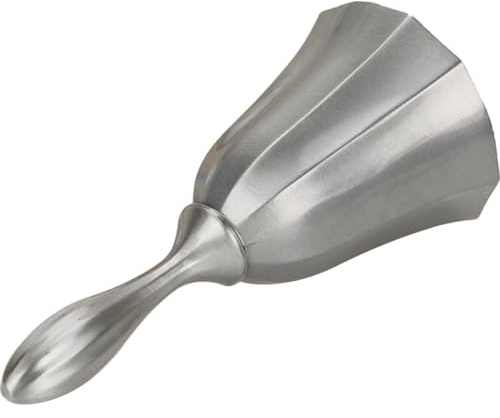STOBAZA Campanello Manuale da Ristorante in Metallo, Campanellino Portatile per Cucina, Bar e Reception, Campana di Chiamata Robusta e Pratica per Assistenza Clienti