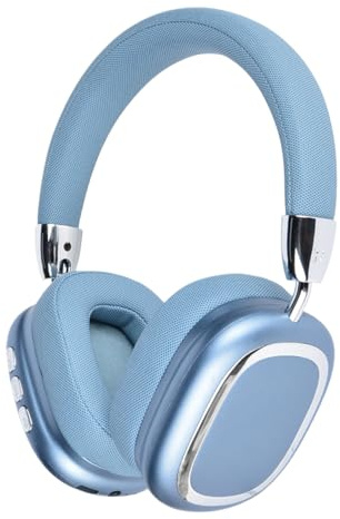 Genérico Auriculares Inalámbricos - Diseño Ligero sobre Oreja | Cascos Cómodos Micrófono Integrado | Audio Cancelación Ruido para Deporte Oficina Avión Viajes Correr Juegos Gamers