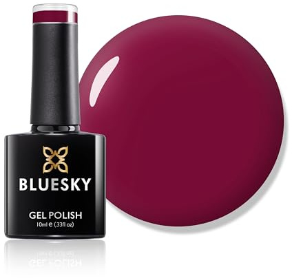 Bluesky RED Deep Dark Red Nail Gel Polish A13 UV LED Soak Off 10ml A13