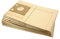 vhbw 10x Staubsaugerbeutel kompatibel mit Miele S217, S218, S219, S220, S221, S222, S223, S224, S225, S226 - Papier, Typ E, 31cm x 19,5cm, Sandfarben