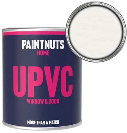 Paintnuts UPVC Window & Door Paint - RAL-9016 - TRAFFIC WHITE Gloss 2.5 Litre Tin