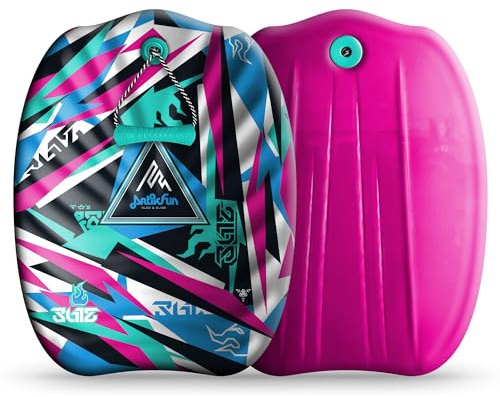 Snow Artikfun 24in Junior Sled | Graphic top Deck with High Density Slick Bottom | for Teens and Adults | 3D Molded Foam Construction | Outdoor use for Winter or Summer | Snow Sled and Many uses sled