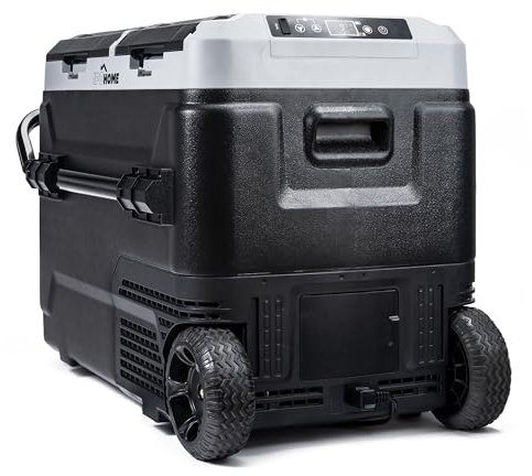 IPOTOOLS Kompressor Kühlbox ED50-C – 50L Auto Kühlschrank elektrisch 12v 230v mit anpassbarer Kühlung bis -20°C und Bluetooth Steuerung ideal für Camping, Auto, LKW, Boot, Reisemobil