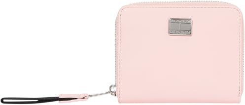 Tommy Jeans Damen Geldbörse American Cool mit Reißverschluss, Rosa (Delicate Pink), Einheitsgröße