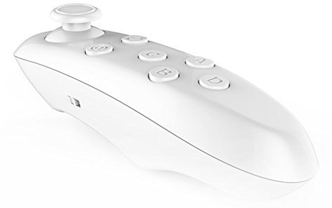 Bestland Wireless Bluetooth Remote Controller for 3D VR Glasses Virtual Reality Headset PC Smartphones Tablet Compatible with Android & IOS System (White)