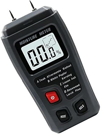 VENTDOUCE Humidimètre pour Bois,Testeur d'humidité LCD Portable | Testeur d'humidité numérique, détecteur précis pour la l'humidité du Papier Bois Chauffage