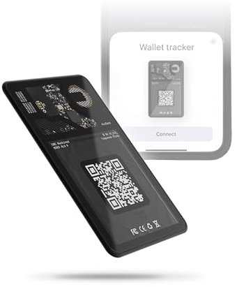 Rolling Square AirCard - Localizador Bluetooth Busca Objetos, Tarjeta de Visita NFC y QR Code, Buscador Compatible con App Buscar con Señal Sonora Gadgets Tecnologicos Ultrafino 2.2mm Batería 2,5 Años