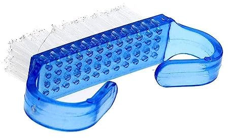 1 x pennelli in plastica per manicure, pedicure, pulizia unghie, cura, accessori per il trucco, strumenti, pennello per unghie, polvere