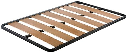 SARDAMATERASSI- Rete con fori per letto contenitore misura 120x190 una piazza e mezza a fascia larga ortopedica rinforzata