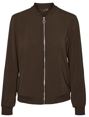 VERO MODA Damen VMCOCO L/S Bomber GA NOOS Kurzjacke, Chocolate Torte, XS