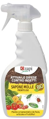 Zapi Garden | Sapone Molle BIO Pronto Uso, Corroborante Potenziatore delle Difese delle Piante, Attiva le Difese Contro Insetti, 500ml
