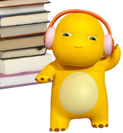 Besreey Yellow Dragon Figures | Desk Cartoon Figurines - Adorable Desk Cartoon Figurines, Cartoon Character Miniature Decorative For Holiday Birthday