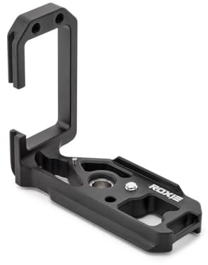 3 Legged Thing Roxie QD L-Bracket Compatible with Canon R5, R6, and R6 Mark II (Black) - ROXIEQD-B