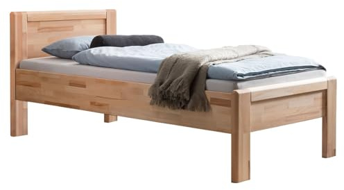 HOMELIV. Ewen Seniorenbett, 100x200 cm, Kernbuche Natur