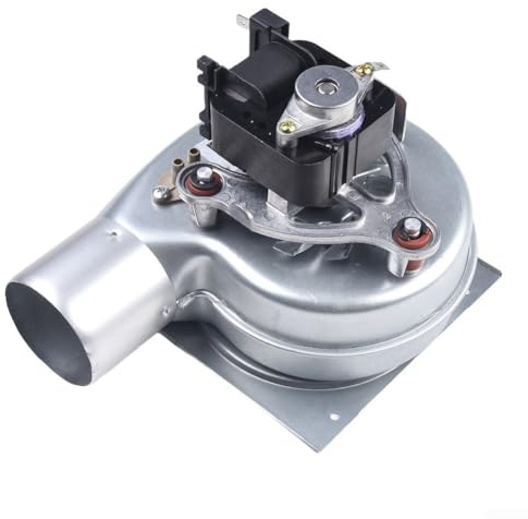 Ventilatore per camino, resistenza alle alte temperature da 35 W, motore in ferro da 2000 giri/min a basso rumore per stufa, compatibile con ventola della caldaia da 220 V e ricambio del motore del