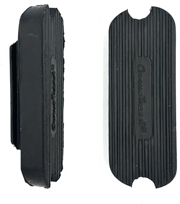 Equine Smile ES5003 - Plantillas para estribos de goma Curvo para estribos estándar y Fillis, diseño ergonómico para una posición óptima del talón (11 cm)